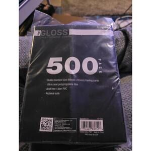 Ultra PRO 500 Gloss Standard Deck Sleeves Trading Cards Protector Organizer Blue